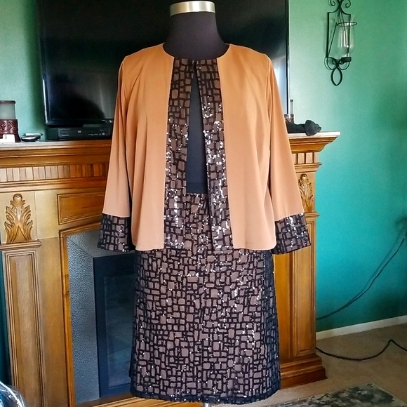 Bob Mackie two pc dress - Picture 1 of 7